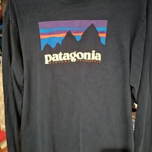 Patagonia Navy Long Sleeve Shirt